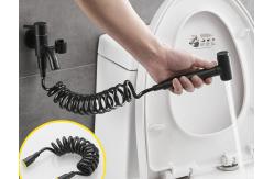 China Black Wall Mounted ODM Mixer Tap Sprayer Faucet Set supplier