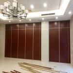 Accordion Folding Door Partition Acoustic Movable Partition Walls For Restaurant Hotel for sale