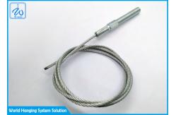 China 2.5mm Steel Custom Wire Rope Assemblies With M8 Threaded Studs supplier