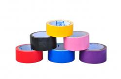 China Multi Coloured Cloth Duct Tape 280mic , Black Cloth Adhesive Tape Carpet Edge Sealing supplier