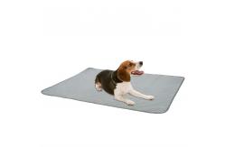 China 90cm 100cm 4 Layer PET Pee Pad , Water Absorbent Dog Food Mats supplier
