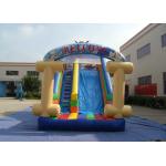 Kids Bouncy Castle With Slide 8 X 4 X 4.5m , Customized Bouncy Castle Water Slide for sale