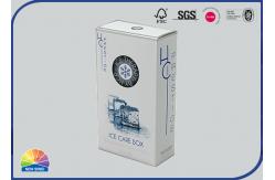 China CMYK Print C1S Cardboard Folding Carton Box Silver Foil Stamping supplier