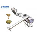 Industrial OEM Automatic 2000kg/h Potato Washer And Peeler Machine Brush Type for sale