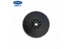 China Multiple Number Teeth Black Spur Gear Used in Laser Chuck Pipe Cutting Machine supplier