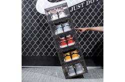 China DustProof Transparent Plastic Shoe Box Superposition Display Moisture Proof supplier