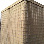 1.2m High Welded Hesco Gabion Military Sand Wall Guardrail With Textile Cloth for sale