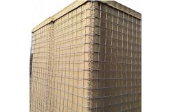 China 1.2m High Welded Hesco Gabion Military Sand Wall Guardrail With Textile Cloth supplier