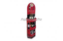 China Floor Standing Custom Cardboard Standee For 750ml Red Wine Holding supplier