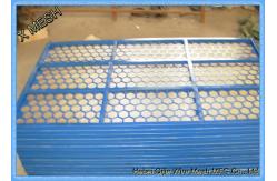China Steel Frame Sieving Mining Screen Mesh Shale Shaker Screen Rectangular Hole supplier
