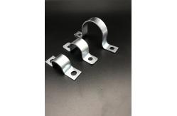 China Pipe Clamps 2-1/2'' Zinc Plated Saddle Clamps supplier