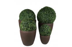 China Hand Carved Reinforced Clay Planter Enhance Your Flower Pots Planters supplier