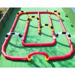Portable PVC Inflatable Go Kart Track Zorb Ball Race Car Track for sale