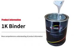 China Acrylic 1K 2K High Glossiness Automotive Paint Binder supplier