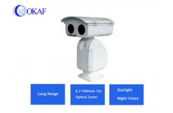 China Starlight Level 72x Optical Zoom PTZ Camera with 6.1mm - 440mm Lens supplier