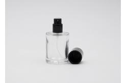 China Luxury Thick Wall 50ml Empty Glass Perfume Bottles With Perfume Pump supplier
