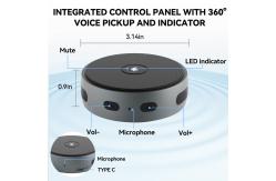 China Wireless USB Conference Speakerphones Noise Cancelling 360 Degrees Omnidirectional supplier