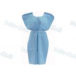 Sterile SMS / PP Disposable Protective Apparel Patient Gown Without Sleeves for sale