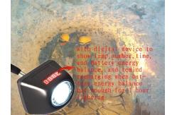 China 4500lux rechargeable underground coal miner cap lamp waterproof ip65 supplier