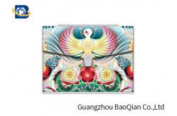 China Customized 3D Lenticular Printing Service Plastic Folder Dividers Eco - Friendly Material supplier