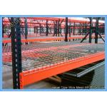 zinc plated Metal Wire Mesh Decking Waterfall 3 Channel Step For warehouse Pallet Racking for sale