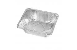 China Heavy Duty Aluminum Foil Food Containers Disposable Deep Takeaway Pan With Foil Lid supplier