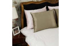 China Custom Organic 19mm Woven Mulbery Pure Silk Pillowcase For Acne Warrens supplier