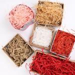 Uncoated Pink Green Red 30g Packaging Crinkle Paper Custom Cut for sale