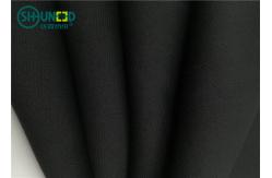 China Medium Weight 76 Gsm Twill Woven Interlining Fabric With PA Double Dot supplier