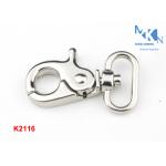 Purse Metal Swivel Snap Hook , High Polished Swivel Clips For Handbags