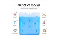 China 600ml Reusable Freezer Ice Packs Refreezable Ice Block For Shipping supplier