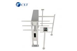 China Supermarket Waist Height Turnstile Automatic 304 Stainless Steel supplier