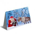 Deep 3D effect Custom Lenticular 3D Greeting Cards For Christmas Celebration for sale