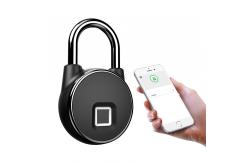 China Fingerprint Padlock Waterproof Wifi APP Control Padlock Small Figerprint Lock supplier