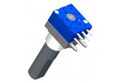 China Pulse Absolute Rotary Shaft Encoder 16 Dedent Metal Shaft Sealed With 20000 Cycles supplier
