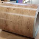 Wooden PPGI Galvanized Steel Sheet Metal CGCC Roofing for sale