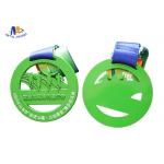 Spay Green Zinc Alloy 65*4MM Walking Stock Medals