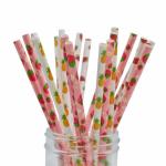 Smooth Cutting Biodegradable Paper Drinking Straws  Coloured Paper Straws for sale