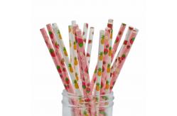 China Smooth Cutting Biodegradable Paper Drinking Straws  Coloured Paper Straws supplier