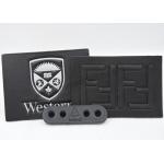 Embossed Leather Patches For Jeans for sale