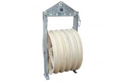 China 916 * 110mm 5 Sheave ACSR 720 Conductor Stringing Blocks supplier