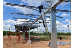 China Flat Single Axis Independent Solar Tracking System Solar Sun Tracker supplier