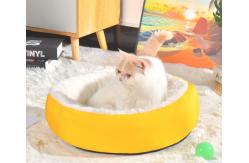 China Small Kitten Bed With Machine Washable, Waterproof Bottom supplier