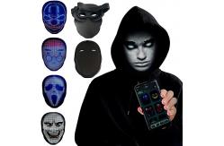 China APP Controlled Smart Shifting LED Face Mask Customized Pattern Upload Pictures supplier
