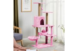 China Multilayer Cat Climbing Tower SISAL MDF Cat Scratching Poles Trees supplier