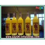 H2m Inflatable Lighting Decoration , 190T Nylon Cloth Inflatable Wine Bottle