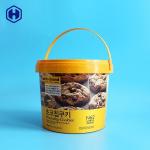 Recyclable IML Bucket BPA Free Strong Plastic Round Food Containers for sale