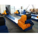 Blue Self Aligning Welding Rotator  Pipe Rollers Heavy Duty , Bolt Adjustment Pipe Wheels Rollers for sale