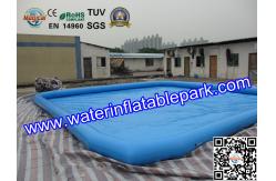 China Large Square Inflatable Water Pool Outdoor Toys / Inflatable Swimming Pools supplier