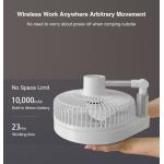 4 Speed Adjustable Wind Speed Portable USB Rechargeable Fan Oscillating Foldable Fan for sale